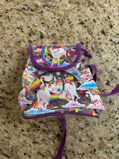 Mini Mochila Vintage Lisa Frank Rainbow Markie Unicórnio Pequena comprar usado  Enviando para Brazil