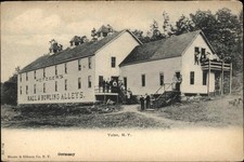 Cartão postal antigo YULAN NEW YORK NY Metzger's Hall & Bowling Alley comprar usado Cartão postal antigo YULAN NEW YORK NY Metzger's Hall & Bowling Alley comprar usado  Enviando para Brazil