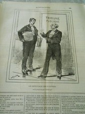Caricature 1881 nettoyage d'occasion  Expédié en Belgium
