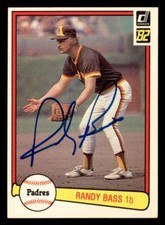 1982 Donruss Randy Bass #439 San Diego Padres assinado/automático SX371 comprar usado  Enviando para Brazil