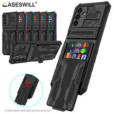 Capa estojo suporte cartão para Samsung Galaxy A06 A16 A36 A56 A15 A25 A35 A14 comprar usado  Enviando para Brazil