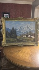 Vintage framed oil for sale  North Augusta