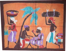 Grand batik africain d'occasion  Strasbourg-