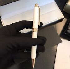 Usado, Caneta esferográfica série metal alta qualidade cor branca - dourada 0,7 mm nova na caixa comprar usado  Enviando para Brazil
