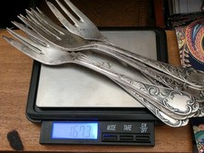 Kuchengabeln 100er silberaufla gebraucht kaufen  Hamburg