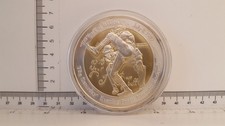 (Lote 848) Saturday Evening Post 5 oz medalha de prata beisebol Rockwell 100 anos, usado comprar usado  Enviando para Brazil