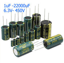 Capacitor eletrolítico radial ESR alta frequência LOW 1uF -22000uF 6.3V-450V, usado comprar usado  Enviando para Brazil