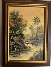 ölgemälde maritime asiatisch gebraucht kaufen  Wasserburg (Bodensee)