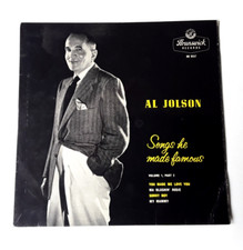 Jolson songs made for sale  WOLVERHAMPTON