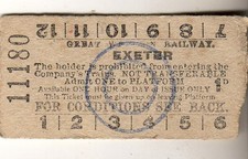 Railway platform ticket for sale  MIDHURST