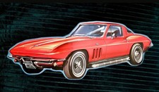 Chevrolet corvette blechschild gebraucht kaufen  Salzkotten