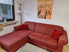Ecksofa sofa rot gebraucht kaufen  Bochum