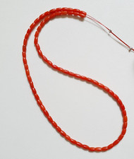 Sin Teñir Natural Italiano Rojo Coral Tambor Barril Forma Tratar Mar Beads 12" comprar usado  Enviando para Brazil