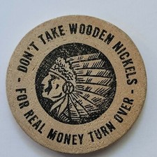 Advertising wooden nickle d'occasion  Expédié en Belgium