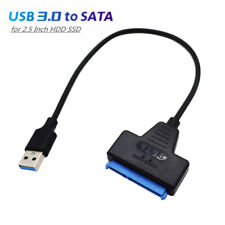Używany, USB3  To SATA 22Pin (7+15) SSD 2.5 Inch Hard Disk Drive Adapter Cable usb 3 na sprzedaż  Wysyłka do Poland