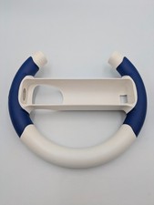 Volante Nintendo Wii branco x azul higienizado Mario Kart Gran Rurismo comprar usado  Enviando para Brazil