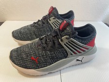 """TÊNIS PUMA Pacer Future tamanho 7 cinza fumaça acabamento vermelho 385578-01""", usado comprar usado  Enviando para Brazil