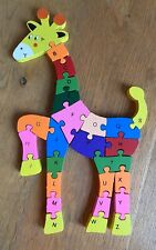 Abc puzzle holz gebraucht kaufen  Wiesloch