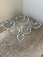 Conjunto de 6 tigelas de vidro transparente Duralex para preparação de mistura feita na França comprar usado  Enviando para Brazil