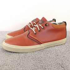 Tênis de skate Quiksilver Griffin masculino tamanho 10 cano baixo couro marrom comprar usado  Enviando para Brazil