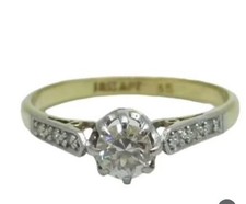 Vintage gold diamond for sale  Ireland