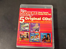 Disney Karaoke Series Channel Party Pack 5 CD Disc Set Hannah Montana 82 Tracks comprar usado  Enviando para Brazil