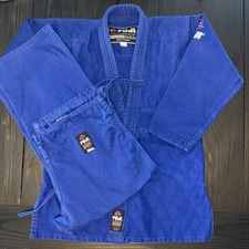 Uniforme Fuji Kimono Azul Judô Jiu-Jitsu Jujitsu Gi Tamanho 2 (Adequado para Crianças) comprar usado  Enviando para Brazil
