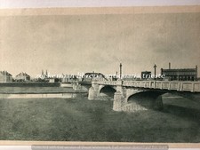 POZNAN Widok z Nowego Mostu cartolina postcard vintage na sprzedaż  Wysyłka do Poland