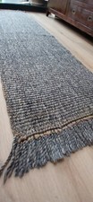 240x60cm grey wool for sale  LONDON