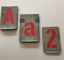 Signierschablonen alphabet sat gebraucht kaufen  Einbeck