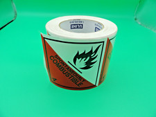 ULINE ESPONTANEAMENTE COMBUSTÍVEL 4 ROLOS ADESIVOS 4"x4" comprar usado  Enviando para Brazil