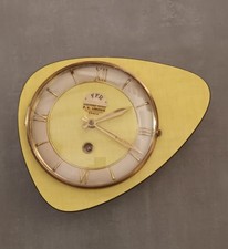 Horloge formica jaune d'occasion  Meyrargues