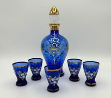 Bohemian cobalt blue for sale  TREHARRIS