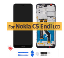 Usado, Substituição de conjunto digitalizador tela sensível ao toque tela LCD tela LCD para Nokia C5 Endi comprar usado  Enviando para Brazil