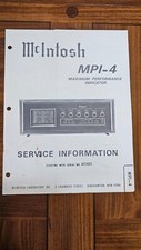 Mcintosh mpi service for sale  Nokomis