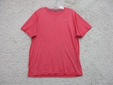 Camisa Reebok Média Adulto Vermelha Atlética Manga Curta Logotipo Elástico Ajuste Moderno Masculina comprar usado  Enviando para Brazil