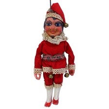 Boneco antigo Král Poupées, Praga, marionete brinquedo de madeira e gesso (bobo da corte) comprar usado  Enviando para Brazil