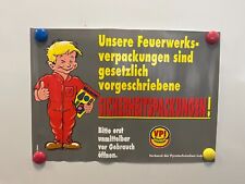 Weco feuerwerk werbeposter gebraucht kaufen  Frankenberg
