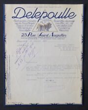 Facture 1928 delepoulle d'occasion  Nantes-