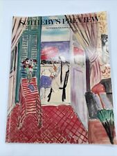 Revista Sothebys Preview septiembre/octubre 1989 segunda mano  Embacar hacia Argentina