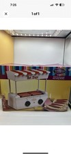 Nostalgia Vintage Antiquado Cachorro-Quente Grelha de Rolo com Aquecedor de Pão Caixa Aberta. comprar usado  Enviando para Brazil
