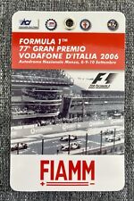 Lewis Hamilton 1º e único título da GP2🏆2006 passe de 3 dias para o Grande Prêmio da Itália de Monza comprar usado  Enviando para Brazil