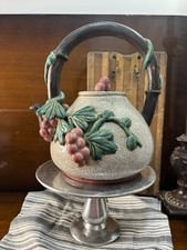 Vintage majolica teapot for sale  Cumming
