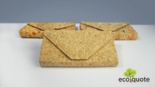 Cork Envelope Design 3 Way Bag Handmade Eco-Friendly Material Sustentável Vegan, usado comprar usado  Enviando para Brazil