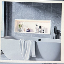 Chuveiro Bernkot aço inoxidável nicho 36" X 12" branco com luz LED comprar usado Chuveiro Bernkot aço inoxidável nicho 36" X 12" branco com luz LED comprar usado  Enviando para Brazil