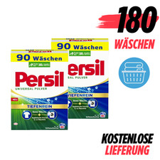 Używany, 2 x 90 WL Persil Uniwersalny proszek XXL Głęboko czysty Pełny detergent - Duży pakiet na sprzedaż  Wysyłka do Poland