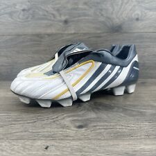 Botines de fútbol para hombre Adidas Predator Absolion FG 2008 talla 10 blanco gris 034907 segunda mano  Embacar hacia Argentina