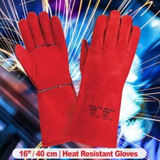 Welding gloves red for sale  UXBRIDGE