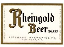 Rheingold dark beer for sale  Eureka