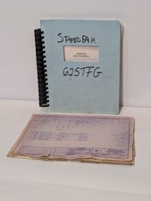 Speedfam service manual for sale  Chicago